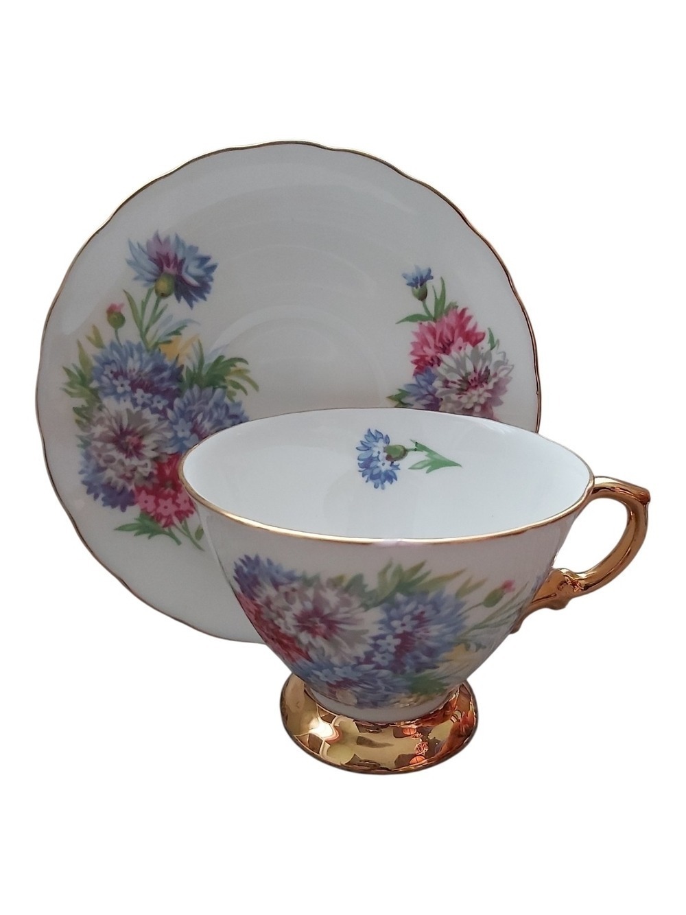 Vintage Hammersley & Co. Bone China Teacup and Saucer – Pattern 6168